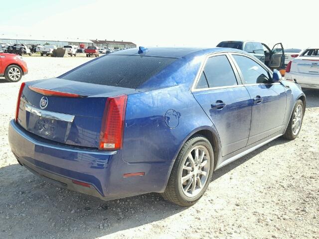 1G6DE5E5XC0157451 - 2012 CADILLAC CTS LUXURY BLUE photo 4