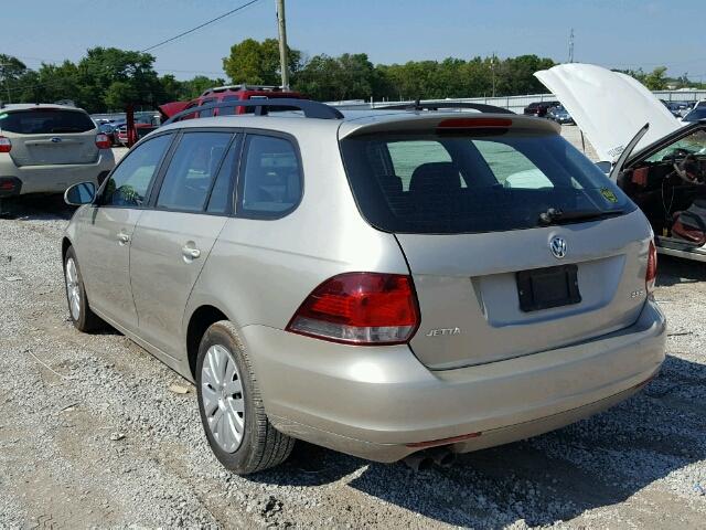 3VWPP7AJ3DM646319 - 2013 VOLKSWAGEN JETTA S Bej foto 3