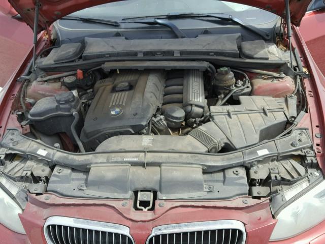 WBAKF3C56BE567400 - 2011 BMW 328 XI RED photo 7