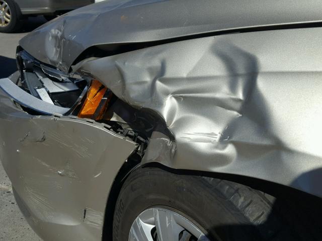 3VW2K7AJ9DM206405 - 2013 VOLKSWAGEN JETTA BASE 金色 照片 9