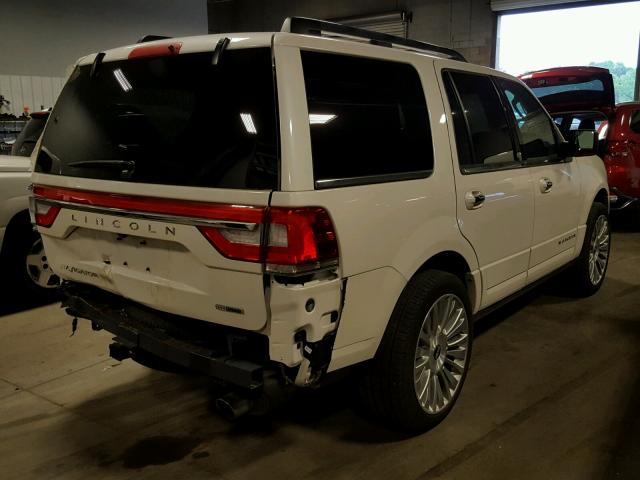 5LMJJ2JT4FEJ06347 - 2015 LINCOLN NAVIGATOR 白色 照片 4