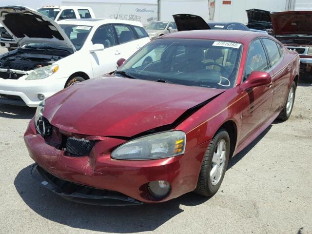 2G2WP552271140275 - 2007 PONTIAC GRAND PRIX Червоний фото 2