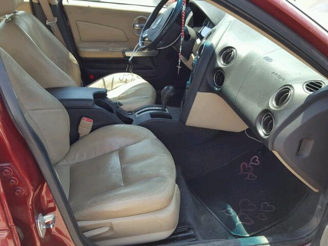 2G2WP552271140275 - 2007 PONTIAC GRAND PRIX Червоний фото 5