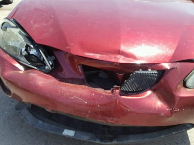 2G2WP552271140275 - 2007 PONTIAC GRAND PRIX Червоний фото 9