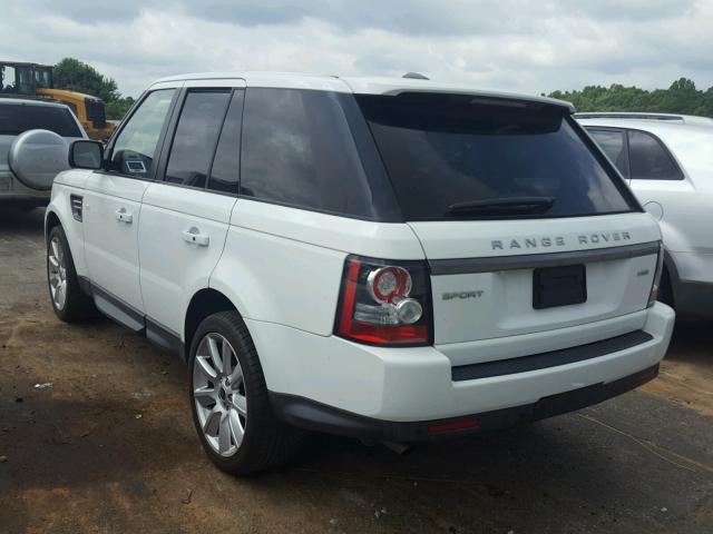 SALSF2D48DA806550 - 2013 LAND ROVER RANGE ROVE WHITE photo 3