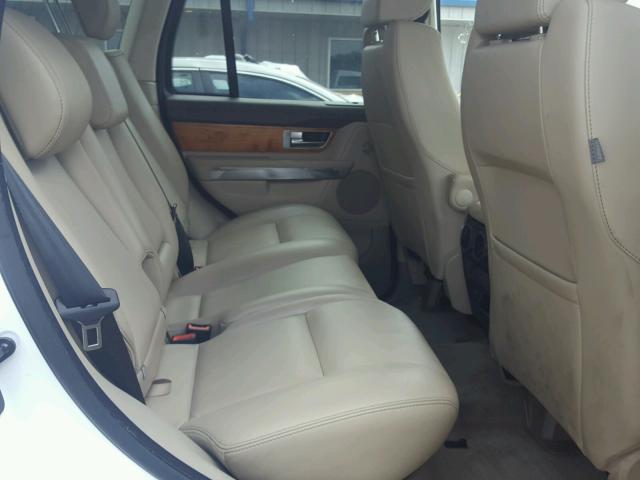 SALSF2D48DA806550 - 2013 LAND ROVER RANGE ROVE WHITE photo 6