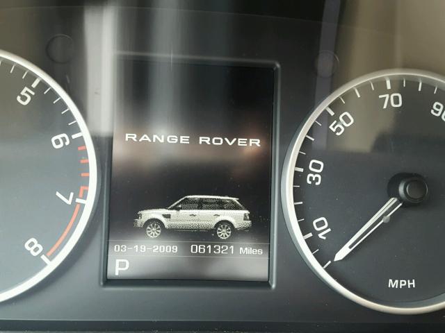 SALSF2D48DA806550 - 2013 LAND ROVER RANGE ROVE WHITE photo 8