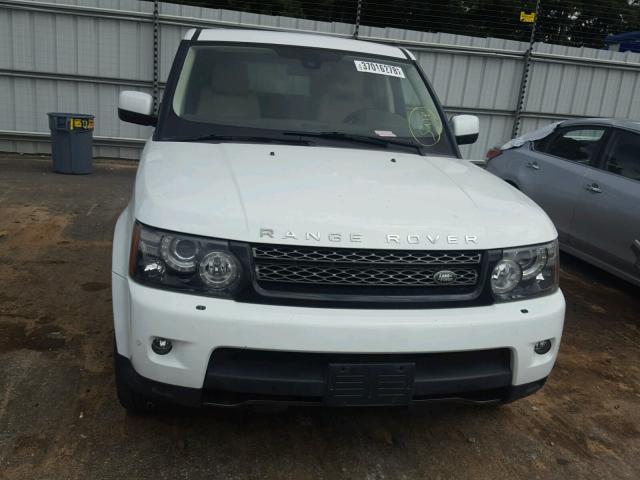 SALSF2D48DA806550 - 2013 LAND ROVER RANGE ROVE WHITE photo 9