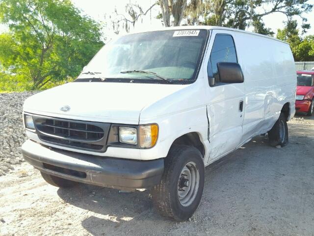 1FTNE24291HA25867 - 2001 FORD ECONOLINE WHITE photo 2