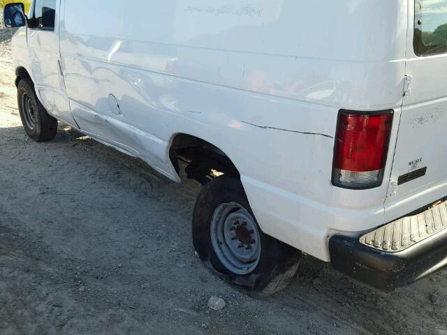 1FTNE24291HA25867 - 2001 FORD ECONOLINE WHITE photo 9