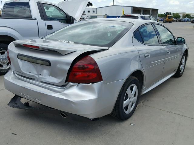 2G2WP552781115163 - 2008 PONTIAC GRAND PRIX GRAY photo 4