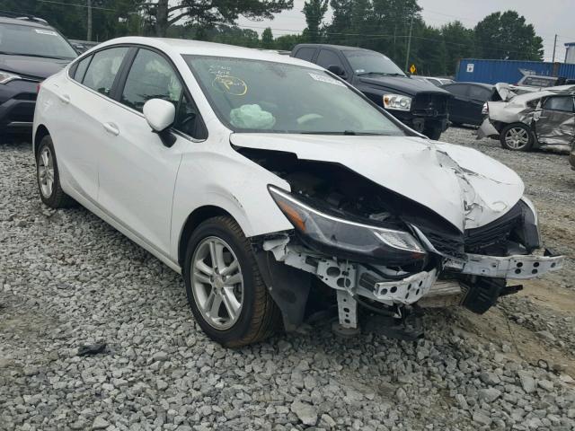 1G1BE5SM1G7300034 - 2016 CHEVROLET CRUZE LT WHITE photo 1