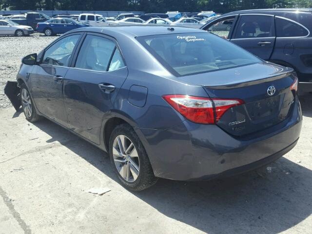 2T1BPRHE1FC326154 - 2015 TOYOTA COROLLA EC 蓝色 照片 3