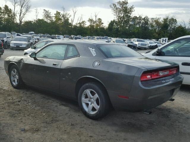 2B3LJ44V39H559298 - 2009 DODGE CHALLENGER GRAY photo 10