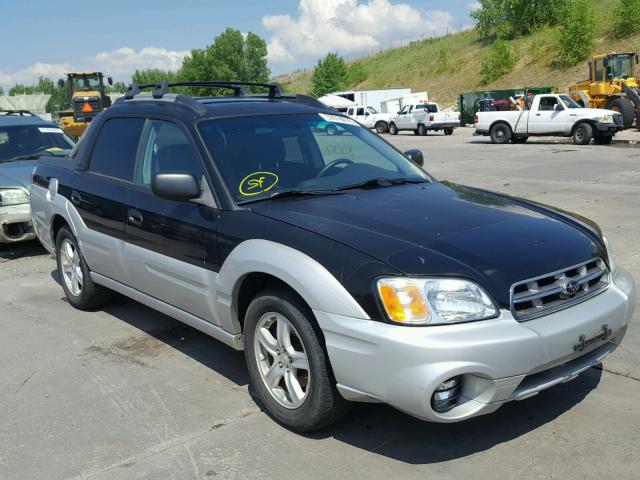 4S4BT62C036110330 - 2003 SUBARU BAJA SPORT BLACK photo 1