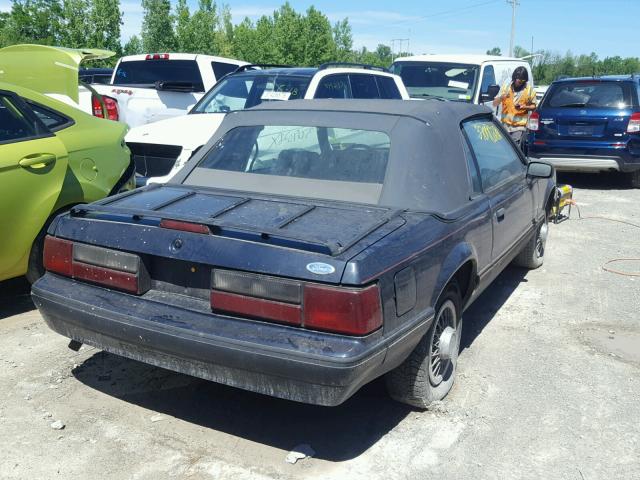 1FABP44A7KF183627 - 1989 FORD MUSTANG LX BLACK photo 4