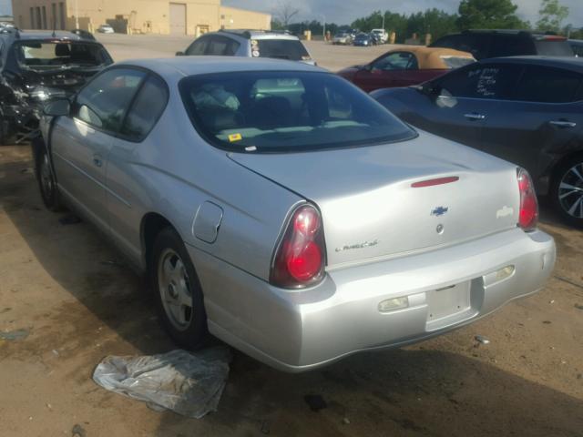 2G1WW12E549227387 - 2004 CHEVROLET MONTE CARL 黑色 照片 3