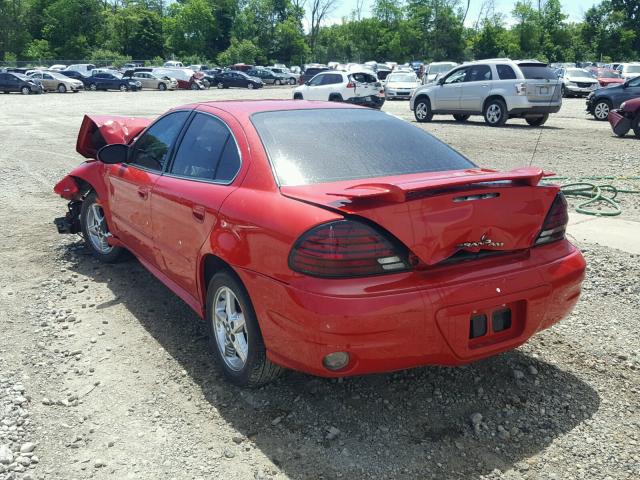 1G2NF52E84C189449 - 2004 PONTIAC GRAND AM S RED photo 3