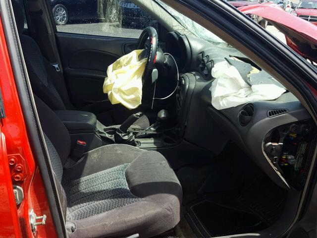 1G2NF52E84C189449 - 2004 PONTIAC GRAND AM S RED photo 5