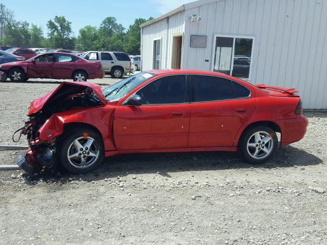1G2NF52E84C189449 - 2004 PONTIAC GRAND AM S RED photo 9