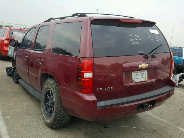 1GNFK13097J180130 - 2007 CHEVROLET TAHOE K150 RED photo 3