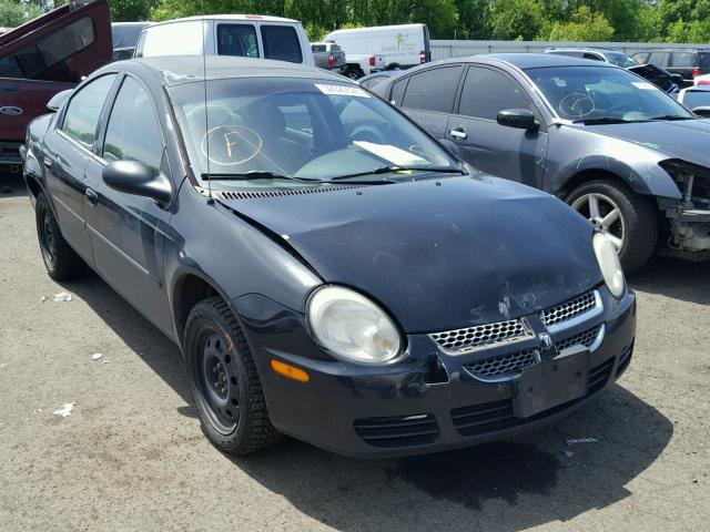 1B3ES56CX5D247106 - 2005 DODGE NEON SXT BLACK photo 1