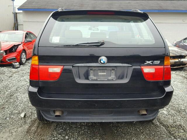 5UXFA53552LP29381 - 2002 BMW X5 3.0I BLACK photo 9