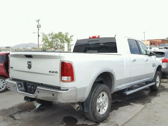 3C6UR5NL9DG532413 - 2013 RAM 2500 LARAM WHITE photo 4