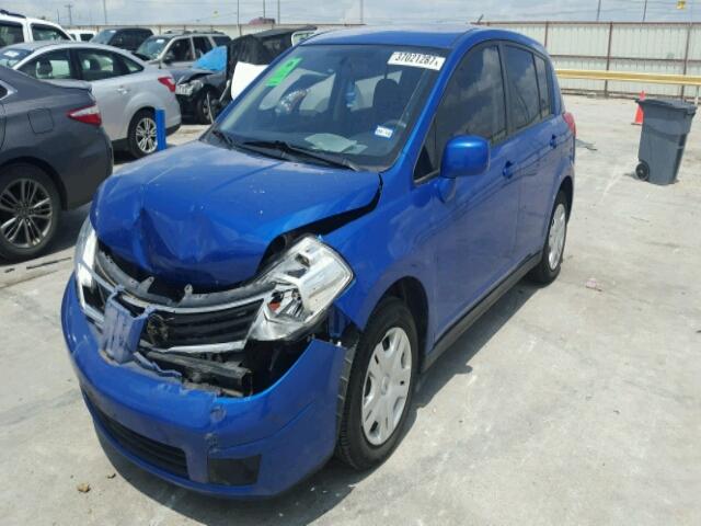 3N1BC1CP4BL507006 - 2011 NISSAN VERSA S BLUE photo 2