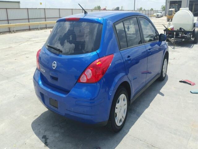 3N1BC1CP4BL507006 - 2011 NISSAN VERSA S BLUE photo 4