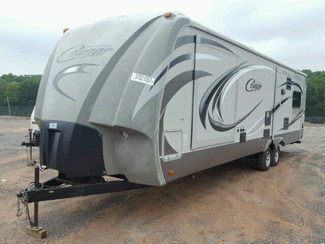 4YDT3212XDA510109 - 2013 COUG KEYSTONE GRAY photo 2