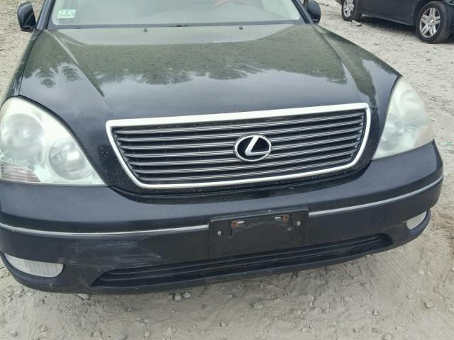 JTHBN30F420092067 - 2002 LEXUS LS 430 BLACK photo 9