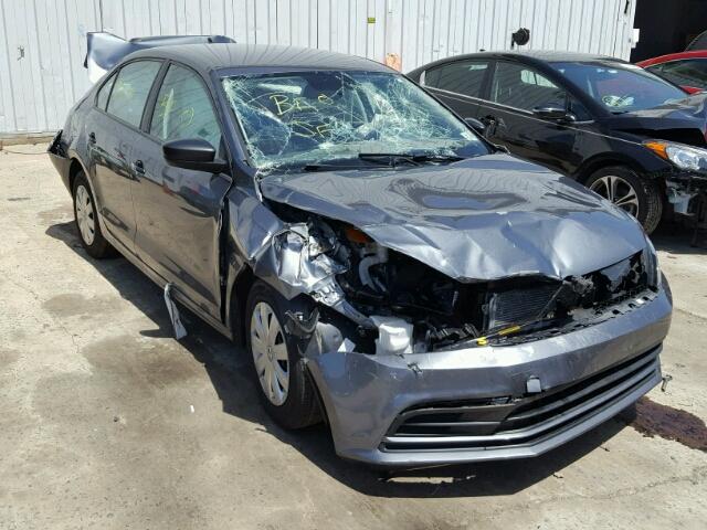 3VW2K7AJ1FM319705 - 2015 VOLKSWAGEN JETTA BASE 灰色 照片 1