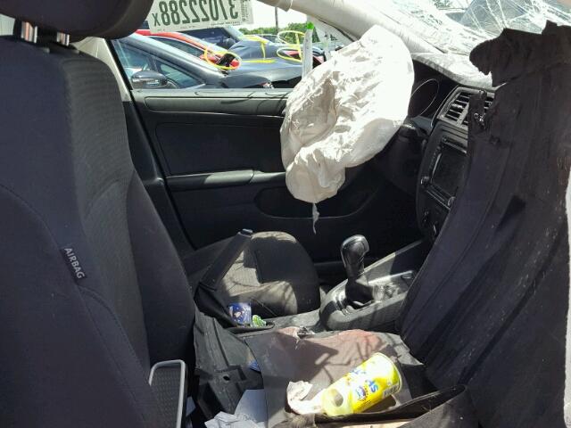 3VW2K7AJ1FM319705 - 2015 VOLKSWAGEN JETTA BASE 灰色 照片 5