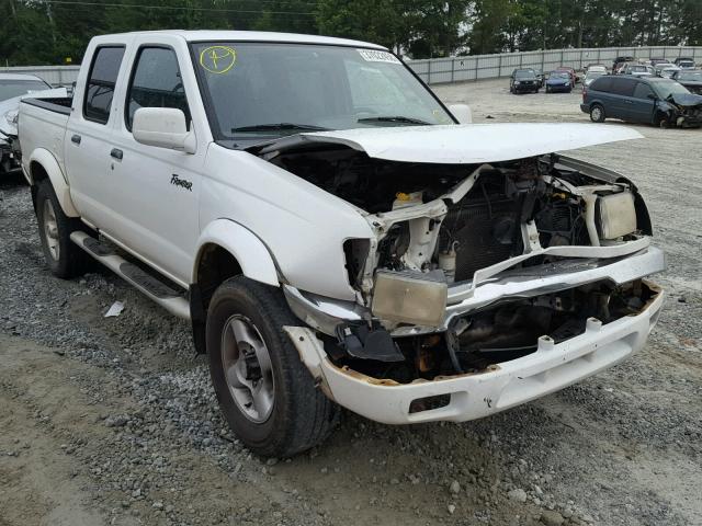 1N6ED27Y7YC351853 - 2000 NISSAN FRONTIER C WHITE photo 1