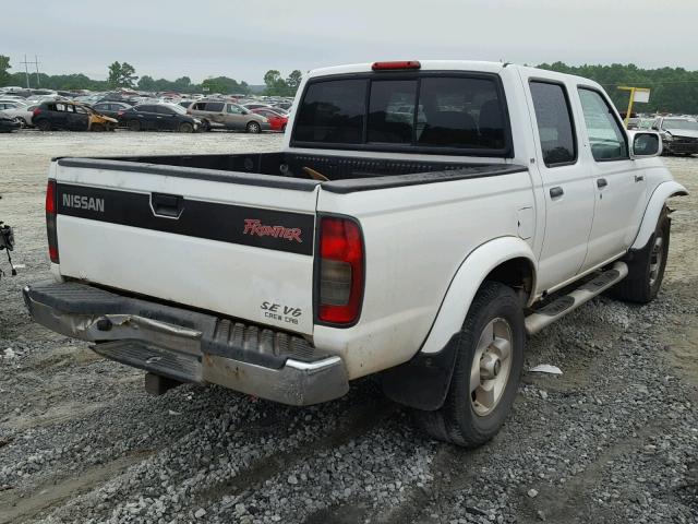 1N6ED27Y7YC351853 - 2000 NISSAN FRONTIER C WHITE photo 4