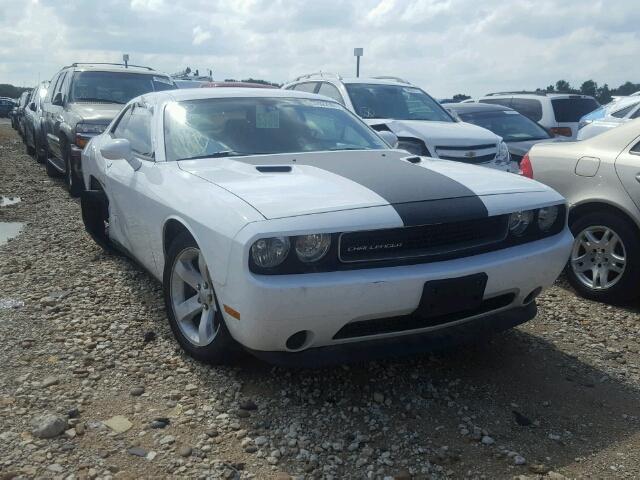 2C3CDYAG9DH511739 - 2013 DODGE CHALLENGER WHITE photo 1