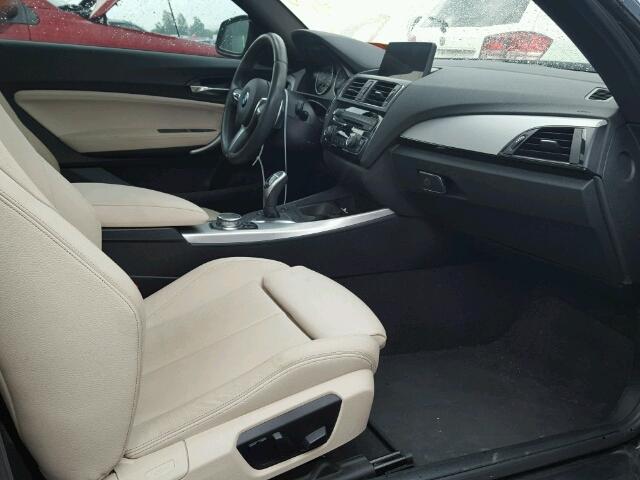 WBA1F7C53FV367390 - 2015 BMW 228 XI BLACK photo 5