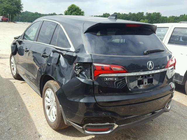 5J8TB3H39GL014402 - 2016 ACURA RDX BASE BLACK photo 3