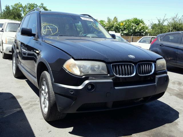 WBXPA73494WC36805 - 2004 BMW X3 2.5I BLACK photo 1