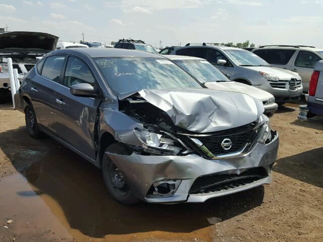 3N1AB7AP6HY308295 - 2017 NISSAN SENTRA S GRAY photo 1