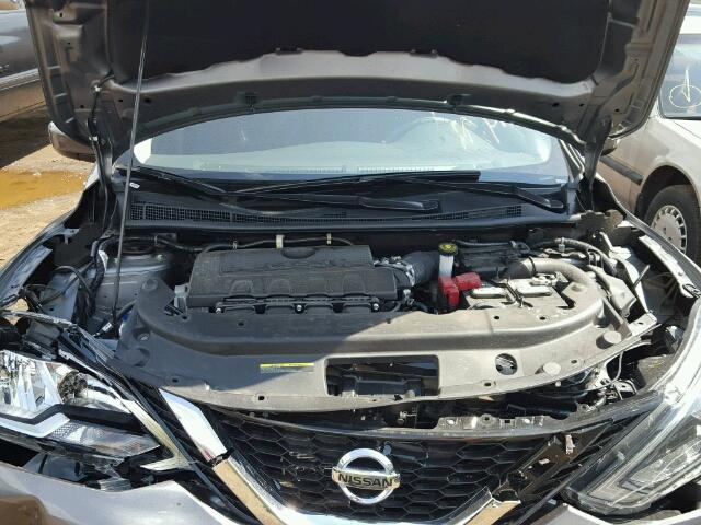 3N1AB7AP6HY308295 - 2017 NISSAN SENTRA S GRAY photo 7