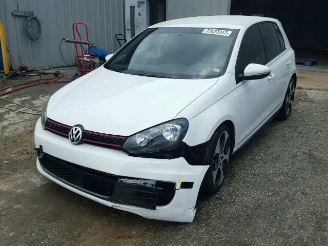 WVWHV7AJ8CW033012 - 2012 VOLKSWAGEN GTI WHITE photo 2