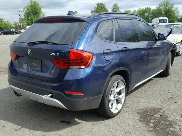 WBAVM1C54DVW42167 - 2013 BMW X1 SDRIVE2 BLUE photo 4