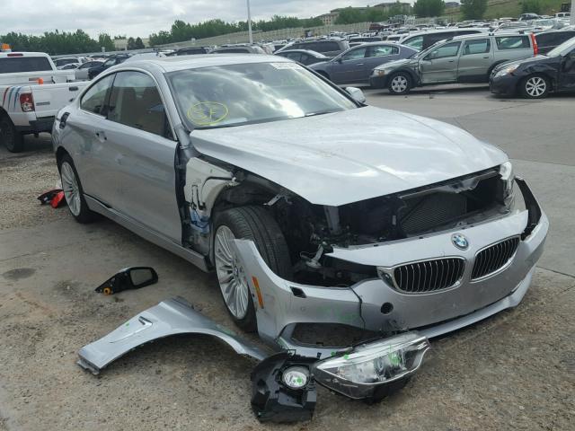 WBA3N5C56EK196943 - 2014 BMW 428 XI SILVER photo 1