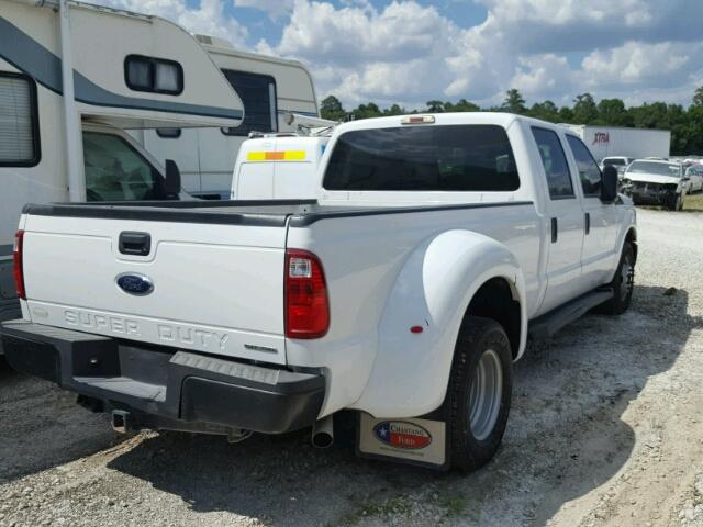 1FT8W3C66GED28376 - 2016 FORD F350 SUPER WHITE photo 4