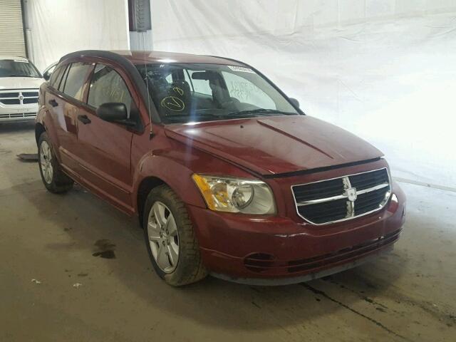 1B3HB48B17D519685 - 2007 DODGE CALIBER SX RED photo 1