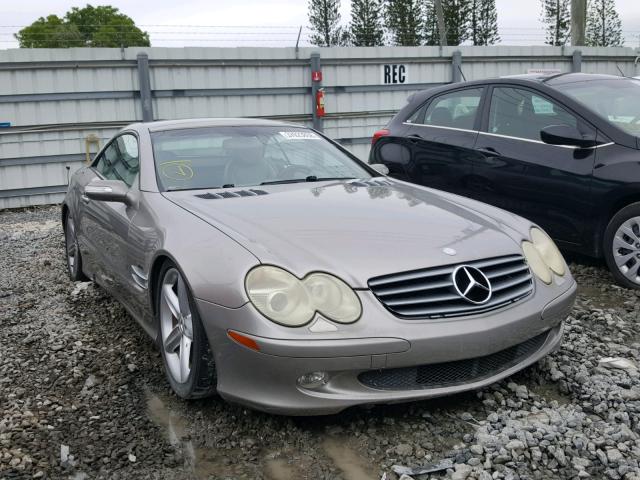 WDBSK75F94F071157 - 2004 MERCEDES-BENZ SL 500 BLUE photo 1