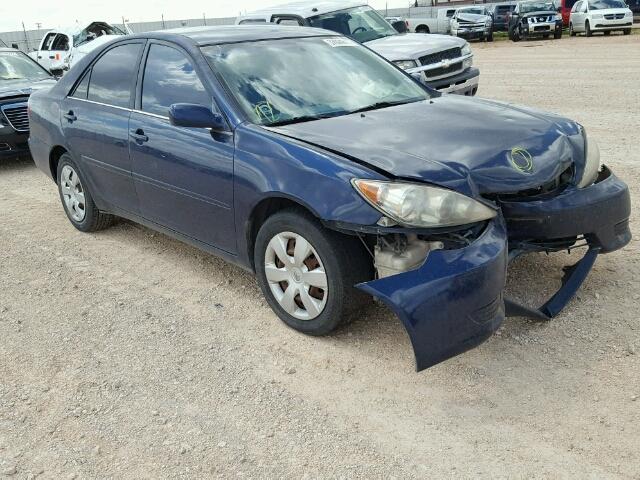 4T1BE32K65U075923 - 2005 TOYOTA CAMRY LE/X BLUE photo 1