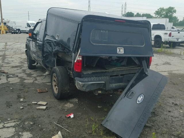 1FTSX21538EB26944 - 2008 FORD F250 BLACK photo 3